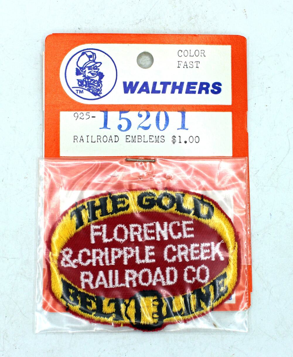 NOS Walthers Florence & Cripple Creek The Gold Belt Line Railroad Co Patch
